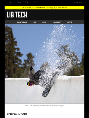 Gnu Snowboards - Spring is Rad!