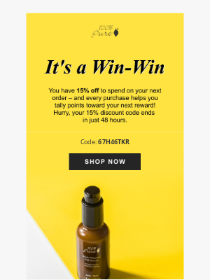 Get 15% OFF and earn rewards