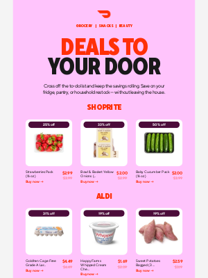 DoorDash - Stock up without stepping out