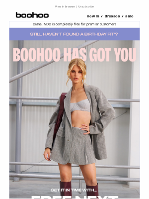 boohoo (United Kingdom) - LAST CHANCE | Get It In Time For Your Birthday 🎁