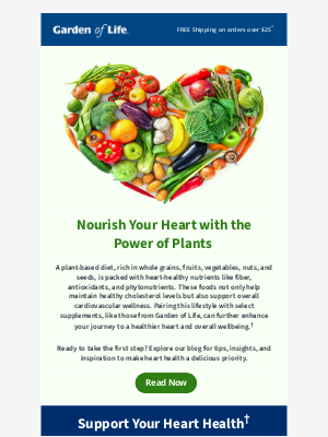 Garden of Life - Heart Health Essentials: Start Today!
