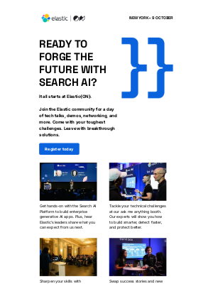 Elastic - Discover the future of Search: Top reasons to join Elastic{ON}