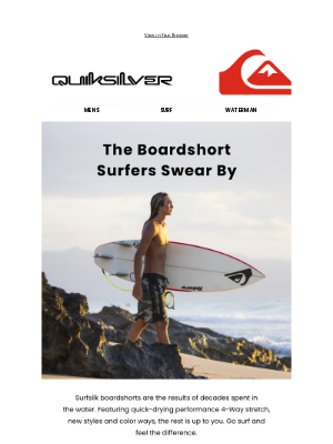 Quiksilver - Meet The Surfsilk Boardshorts