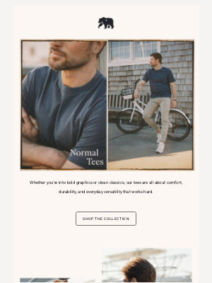 Normal Brand - Tees That Go the Distance