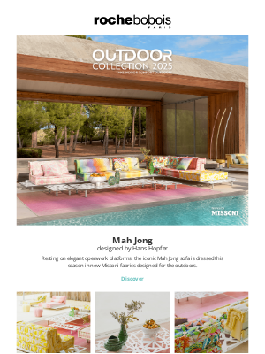 Roche Bobois (United Kingdom) - Outdoor Collection: take indoor comfort outdoors