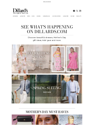 Dillard's - See What’s Happening on Dillards.com