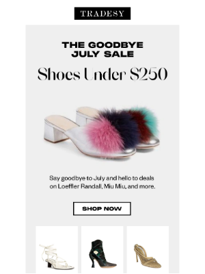 Tradesy - Shoes. Under. $250.