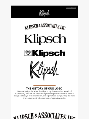 Klipsch - Every Detail Tells a Story: The History of the Klipsch Logo