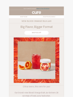 Cure - New Bulk Jar Just Dropped!