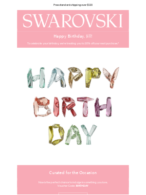 Swarovski (Australia) - Happy Birthday from Swarovski