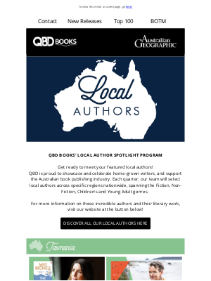 QBD The Bookshop (Australia) - QBD Books: Local Author Spotlight Program!