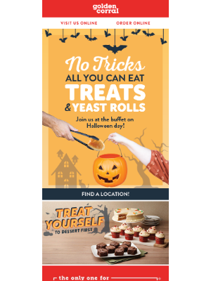 Golden Corral - Join Us For A Spooktacular Halloween Buffet