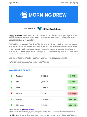 Morning Brew - ☕ Funny money