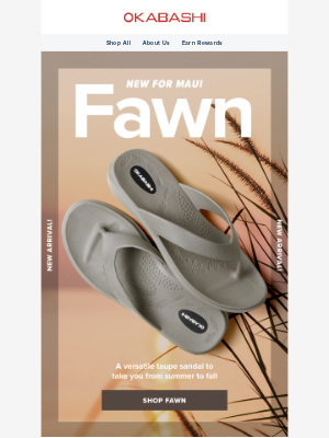 Okabashi Brands - New Maui Color: Fawn!