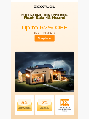EcoFlow - Never Be Without Power. 48-Hour Sale Ends Soon.