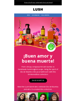 Lush (United Kingdom) - Celebrating Día de Muertos 🌼