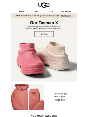 UGG - NEW TASMAN X