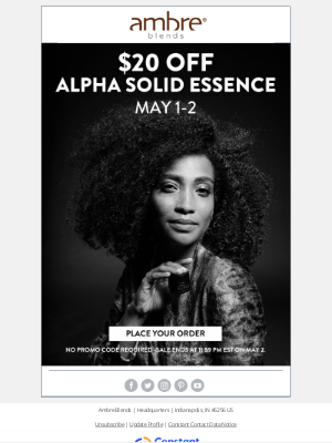 Ambre Blends - 📢 $20 Off Alpha Solid Essence