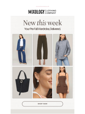 Mixology Clothing Co - First Look: Pre-Fall