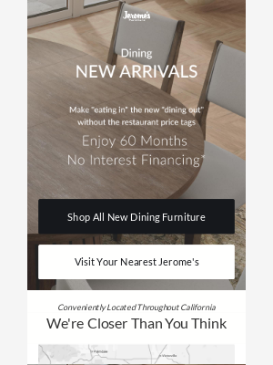 Jerome's Furniture - Upgrade Your Home Dining (Without Restaurant Prices)