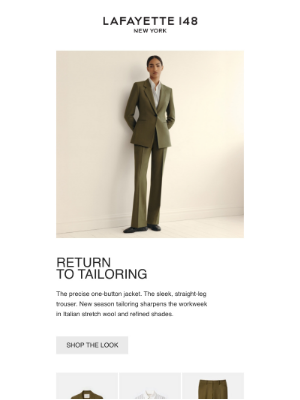 Lafayette 148 New York - Suiting for the New Season