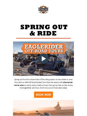 EagleRider - Spring Out & Ride These Iconic Routes