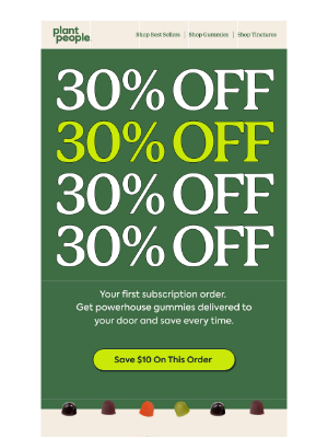 Plant People - 30% OFF today!