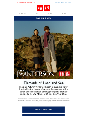 UNIQLO (Australia) - New JW ANDERSON and UNIQLO Is Here