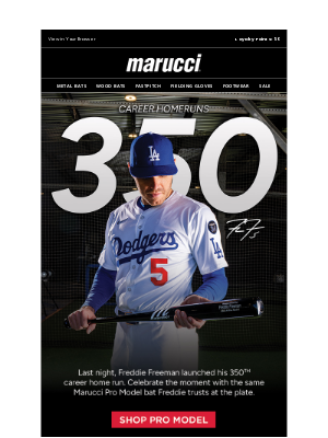 Marucci Sports - Freddie Freeman Hits 350 – Here’s the Bat Behind the Blast