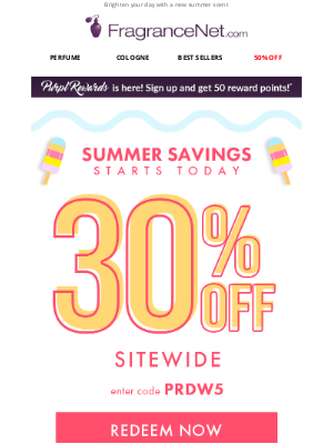 FragranceNet - Your Favorites are 30% OFF ☀️