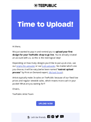 TeePublic - TeePublic Here - Just 1 More Step