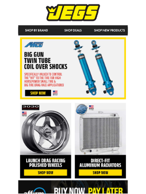 JEGS Performance - Born to Perform. Built in the USA.