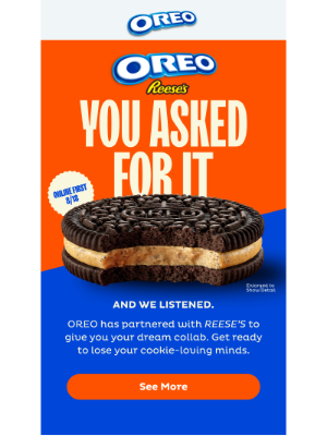 Oreo - OREO and REESE’S?! Yeah, We Finally Did It