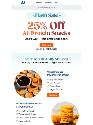 Diet Direct - 🎯 Stay on Track with 25% Off Protein Snacks