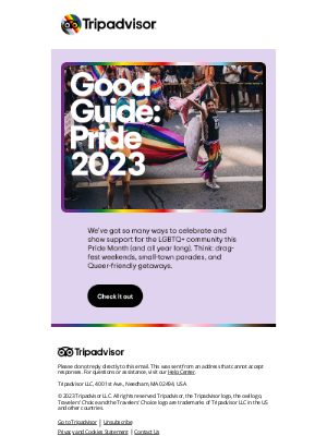 TripAdvisor - The Good Guide to Pride is here 🎉