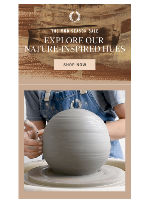 Farmhouse Pottery - 🟤🟠⚪ Earthy Hues: The Mud Season Sale Continues
