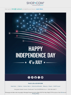 SHOP - Stars. Stripes. Strength. Happy July 4th!🎆