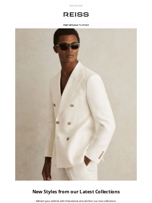 Reiss (United Kingdom) - New Styles from our Latest Collections
