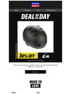 Mongoose Skate Helmet = now only £4