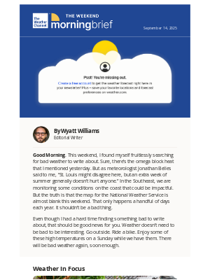 The Weather Channel - Good Weather Isn't A Bad Thing
