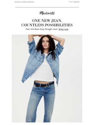 Madewell - Style it: the new Dean Easy Straight