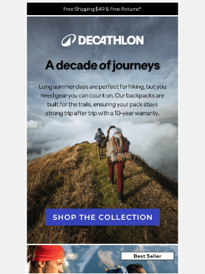 Decathlon - Re: A backpack that lasts 10 years?