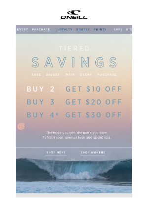 O'Neill - Ends Tonight: Refresh Your Summer Style & Save