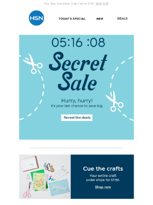 Home Shopping Network - HURRY! Secret Sale Ends Tonight ✂️