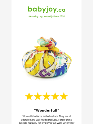 BabyJoy (Canada) - ⭐⭐⭐⭐⭐ Customers Are Raving About Zeronto Baby Gift Baskets!