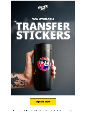 StickerApp - Transfer Stickers are HERE!🙌
