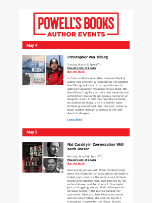 Powell's Books - Join us: Viet Thanh Nguyen, Nat Cassidy, Tyler Malek, and more