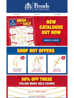 Prouds The Jewellers - Mega Sale Catalogue - Out Now 💎