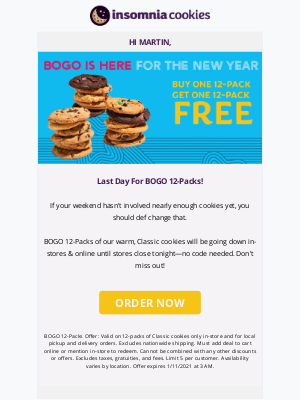 insomnia cookies coupon code august 2021