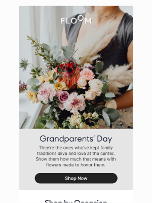 FLOOM - Grandparents’ Day is Sunday! Make it unforgettable 💐